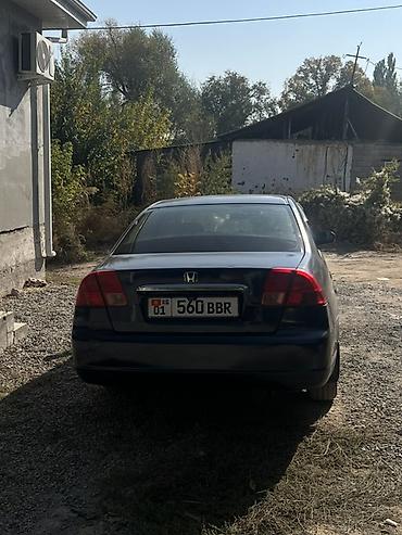 салон хонда: Honda Civic: 2002 г., Бензин, Седан — 3