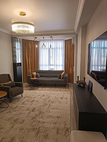 Продажа квартир: 1 комната, 45 м², Асанбай мкр Элитка, 7 этаж, Дизайнерский ремонт — 4