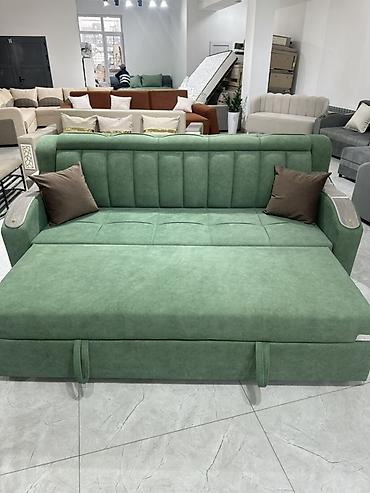 sofa: Прямой раскладной диван с нейтральным современным дизайном — 3