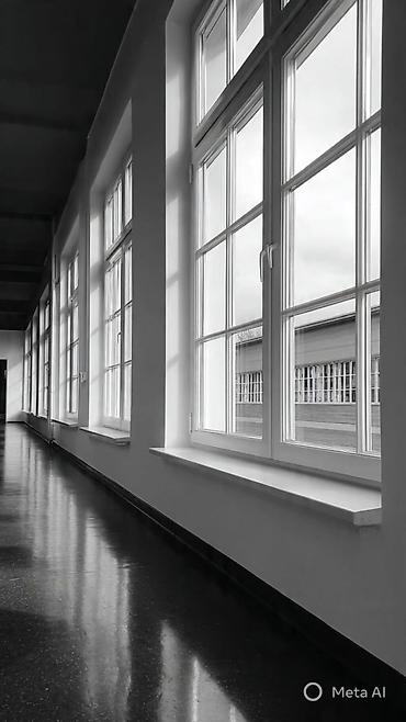 Другие окна на заказ: Многосекционное окно с рамами из темного материала, вероятно, алюминия — 20