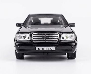 Oyuncaq nəqliyyat: Mercedes-Benz S-Class W140 miniatür model avtomobil - Miqyas: təxmini — 2