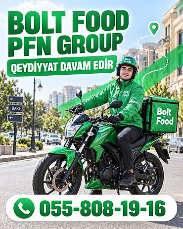 Taksi, logistika, çatdırılma: Moto-kuryer tələb olunur — 1