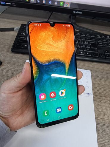 а3 2017 цена в бишкеке: Samsung Galaxy A30, Б/у, 32 ГБ, цвет - Черный, 2 SIM