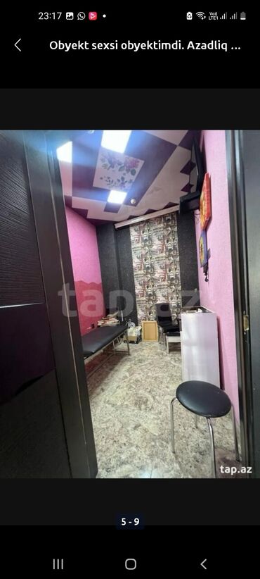 Fəaliyyət üçün uyğun olan bu kommersiya məkanı Azadlıq prospektində