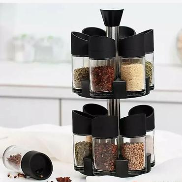 plasticne kante za smece: Stalak za Začine - 12 Komada Set - Novo 🌿 Dobrodošli u Davidov Shop! — 1