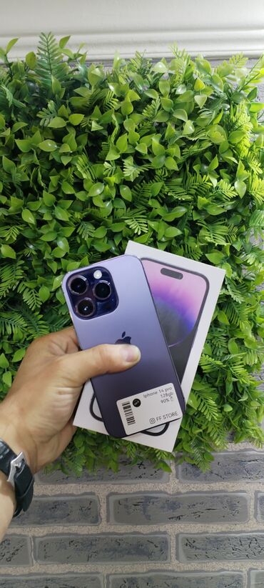 iphone xs 2 cı el: IPhone 14 Pro, 128 GB, Deep Purple, Face ID