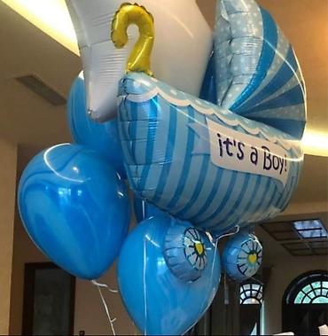 Воздушные шары и принадлежности: Гелевые шары Выписка из роддома День рождения, Юбилей У нас есть — 5