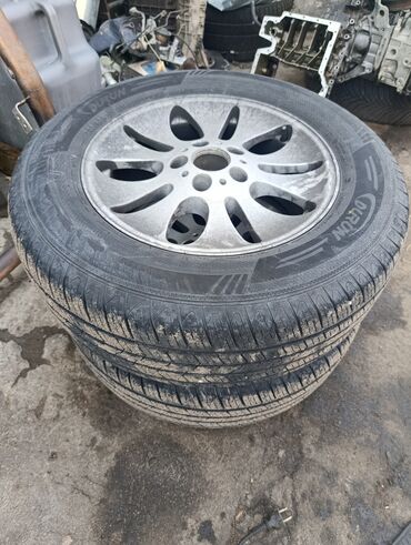 купить диски на bmw x5: Дөңгөлөктөр монтажда 225 / 60 / R 15, Жай, Комплект, Жеңил унаалар, Куйма, тешиктери - 5