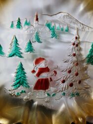 Činije: Bombonijera nova,Bozicna prica walther staklo iz 80ih.god. Perfektan — 5