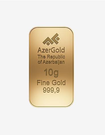 kulcə: AzerGold qızıl külçəsi – 10 qram - Marka: AzerGold (The Republic of — 2