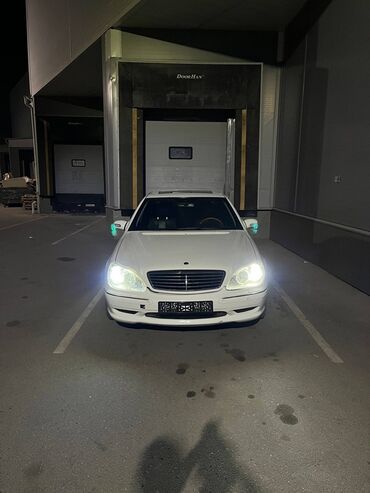 машна мерс: Mercedes-Benz S-Class: 2002 г., 5.5 л, Автомат, Бензин, Седан