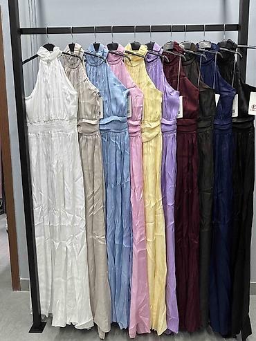 vencanice grcki stil: Duga elegantna haljina bez rukava sa visokim okovratnikom 3500din S M — 4