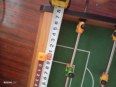 İdman və istirahət: Stolüstü futbol (foosball) oyunu – kompakt masa model - Material — 2