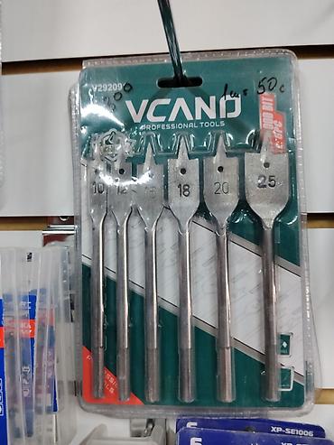 шарошка долото: Набор перьевых сверл по дереву VCAND (Professional Tools), артикул — 1