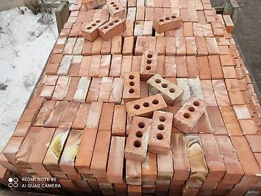 Строительный кирпич: Пустотелый, дырчатый, Жженый кирпич, Полублок, 250×120×88 at lalafo.kg — 9 Строительный кирпич: Пустотелый, дырчатый, Жженый кирпич, Полублок, 250×120×88 — 9