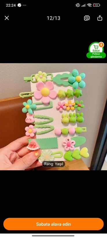 Saç aksesuarları: Qiymətlər ucuzdur yenidir her biri — 13