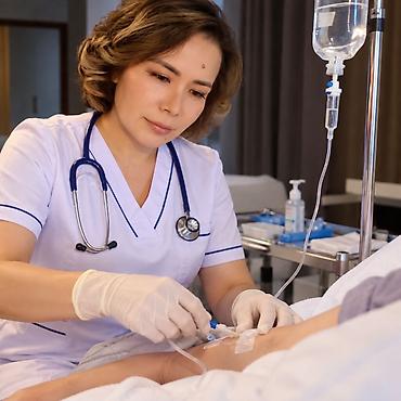 Капельницы на дому и с выездом — 700 сом Оказываю услугу постановки