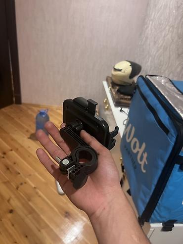 dord goz: Velosiped/Motosiklet üçün telefon tutacağı - Rəng: qara - Sükan — 6