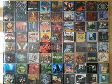 Другие комплектующие: Компакт диски фирменные метал рок панк поп разное Цены разные