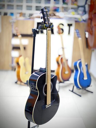 gitara qara: Akustik elektro gitara " Tayste T-401+17A EQ Black ⚫" Ekvalazerli