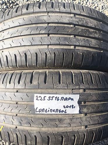 2255516: Шины 225 / 55 / R 16, Лето, Б/у, Пара, Легковые, Continental — 1