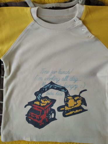 Majice: Okrugli izrez, Dug rukav, 92 — 16