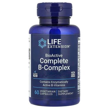 женьшень капсулы для набора веса: Life Extension, BioActive Complete B-Complex B-Kompleks vitaminləri