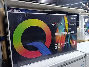 Телевизоры: Телевизор YASIN 50Q90M, диагональ 50" (126 см). Модель на платформе — 5