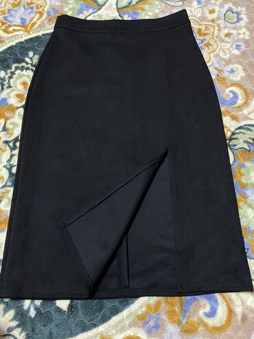 Юбка-брюки: Юбка-брюки, Made in KG, Средняя талия, S (EU 36), цвет - Черный