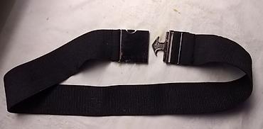 hermes satovi: Kais zenski crni lastis duzina sa kopcom 86 cm — 1