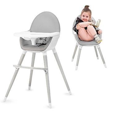 slike auta: Kinderkraft High stolica za hranjenje 2u1 FINI – Full Grey Šifra — 6