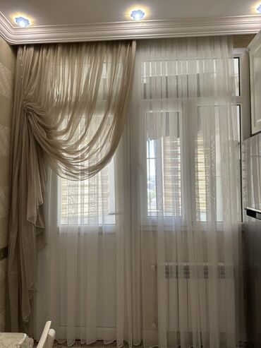 spotter satilir: İşlənmiş, Pərdə, rəng - Bej