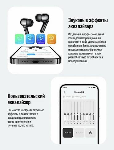 ace pro: Беспроводные вакуумные наушники, Hoco, Новый — 7