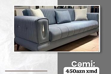 divan mebelleri: Divan, Yeni, Açılmayan, Bazasız, Vеlur parça, Şəhərdaxili pulsuz çatdırılma — 1