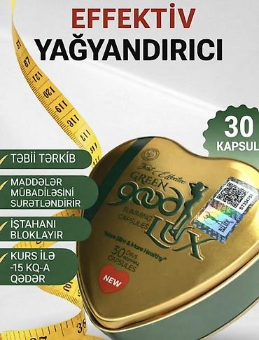 green witch: Green Good Lux – yağyandırıcı kapsullar - 30 kapsul – 30 günlük kurs — 1