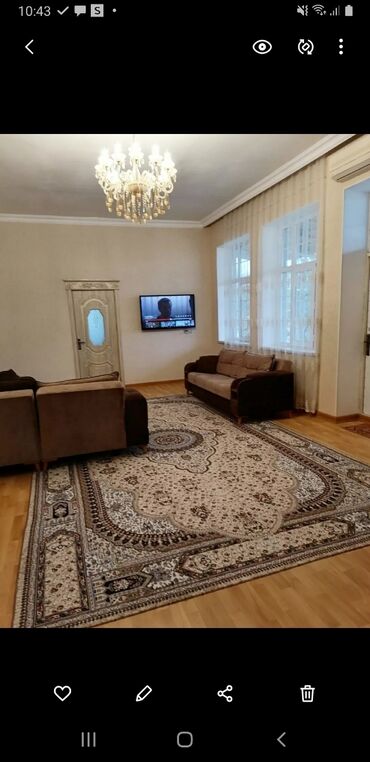 xanimlar ucun kiraye evler: 4 комнаты, 190 м², Нет кредита, Свежий ремонт