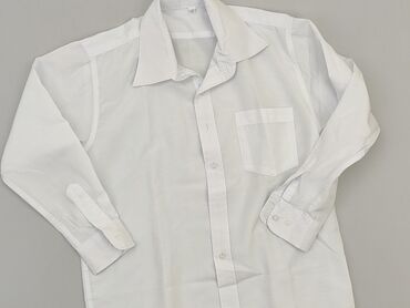 Shirts: Shirt 12 years, condition - Good, pattern - Monochromatic, color - White