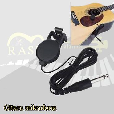Музыкальные инструменты: Yapışqan mikrafon, gitara mikrafonu Rast musiqi alətləri mağazası — 1