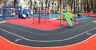 Другое для спорта и отдыха: Резиновое покрытие для детской площадки, Резиновое покрытие — 12