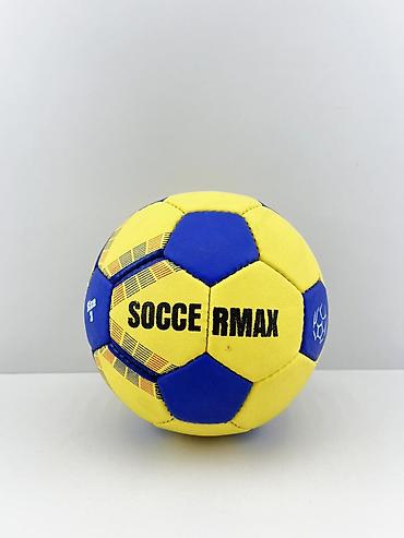 ay topu: №: 8690 Məhsulun adı: Həndbol topu Soccermax, sarı/göy, ölçü 2 Brend — 1