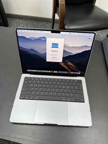 5s space gray: Ноутбук, Apple, 16 ГБ ОЗУ, Apple M1 Pro, 14 ", Б/у, память SSD