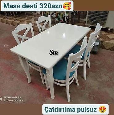 masa ev: ✔️Sifarişlə✔️ *✔️Kuxna üçün dest 1 masa 2 stul künc divan dəsti✨✨* ✔️ — 7