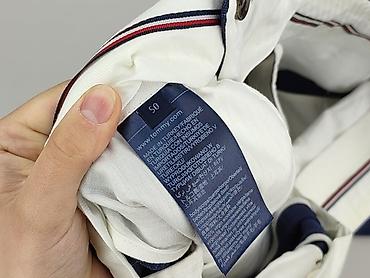 le uni: Tommy Hilfiger, Spodnie garniturowe męskie, rozmiar L — 4