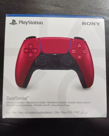 playstation hazir biznes: Ps5 dualsense volcanic Red