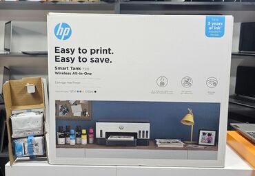 Printerlər: HP Smart Tank 720 Wireless All-in-One. wi-fi blutoz var Elave katric