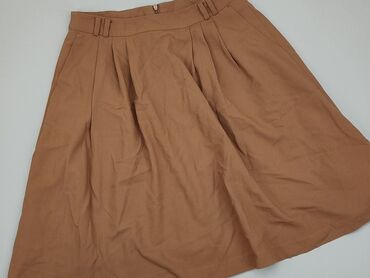 brązowa spódnice rozkloszowane: Spódnica, M, stan - Dobry