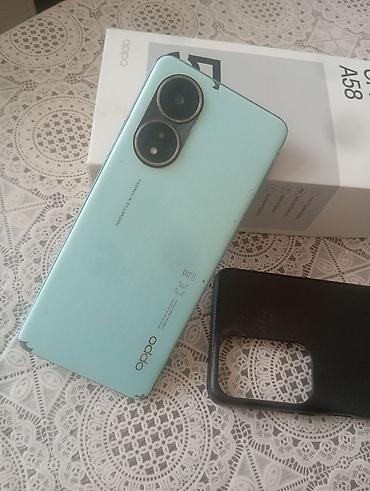 samsung galaxy j4 plus: Oppo A58 4G, 128 GB, rəng - Yaşıl, İki sim kartlı — 3