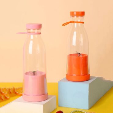 Blenderlər: Mini Juice - Kokteyl Üçün Blender Çəhrayı,Mavi və Bənövşəyi rəngi