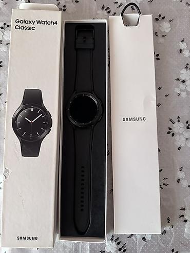 smat: Samsung Galaxy Watch4 Classic (qara) - Klassik fırlanan bezel ilə — 1