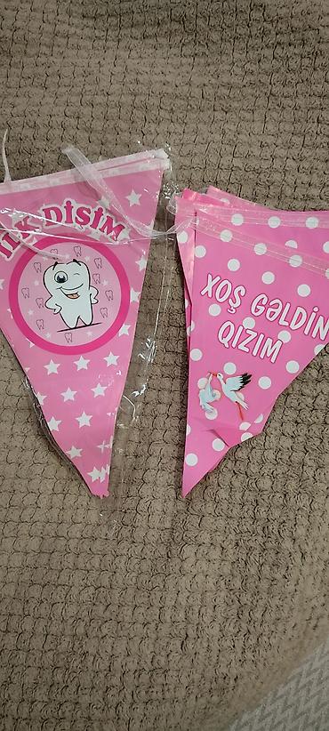 üç qız şəkilləri: Qız uşağı üçün şənlik bəzək dəsti - Mövzu: “Xoş Gəldin Qızım” və “İlk — 4